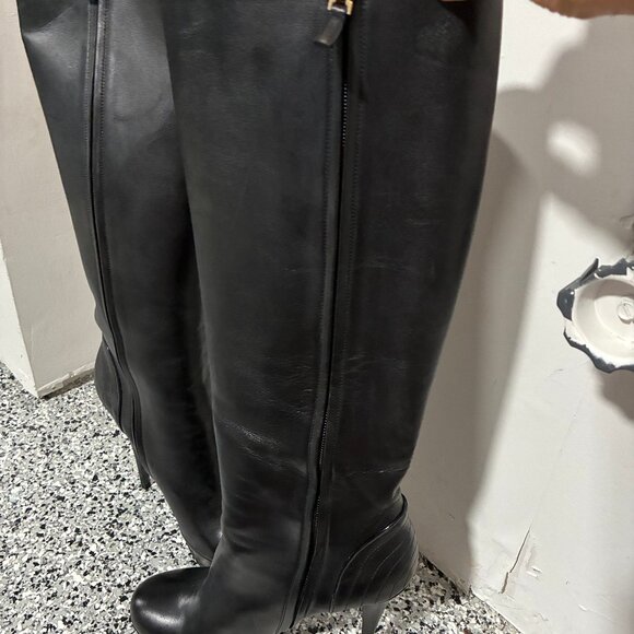 Yves Saint Laurent EXCELLENT Leather boots - Picture 5 of 15